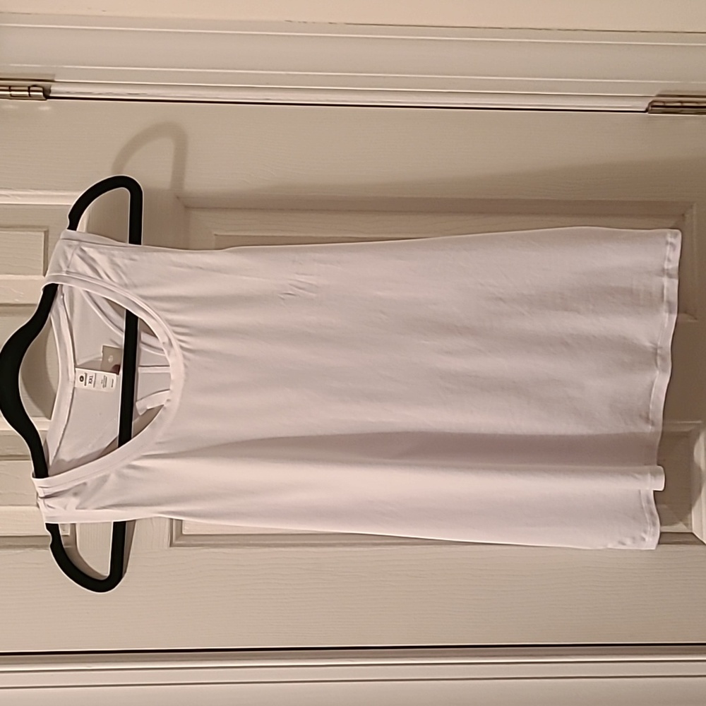 90 DEGREE BY REFLEX WOMEN'S PLUS SIZE WHITE TANK TOP SIZE XXL